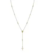 Bloomingdale's Fine Collection Rosary Lariat Necklace in 14K Yellow Gold