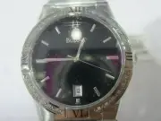 BULOVA MEN'S WATCH QUARTZ ALL S/S REAL DIAMOND JAPAN 96E101 NEW