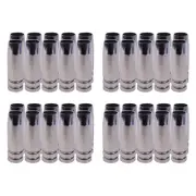 15Ak Gas Nozzle 40Pcs Mig Welding Torch Gas Nozzle Contact Tip for Mig 9107