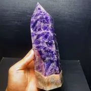 TOP 1616G Natural Polished Dream Amethyst Tower Crystal Tower Healing P76