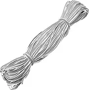 uxcell Reflective Piping Fabric Strip 109 Yds/100 Meters, Edging Braid Trim Sew on High Visibility Piping Tape for Clothing Bag, Highlight Silver