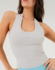 Echt Midriff Singlet - Grey