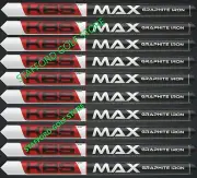 KBS MAX GRAPHITE .370" Parallel Golf Iron Shafts REGULAR Flex 65g 41" Set of 10