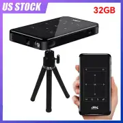 NEW 4K HD Smart Mini Projector Android WiFi Bluetooth 1080P 32G Home Theater