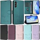 Smile Wallet Flip Case Cover For Samsung Galaxy A16 A06 A55 A35 A15 M55 M35 M15