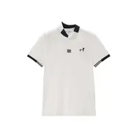 在飛比找PChome24h購物優惠-GIORDANO 男裝彈力刺繡POLO衫-06 皎白