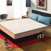 [Royal Sleep] Queen Size 7 Zone Latex Mattress Topper Underlay 7