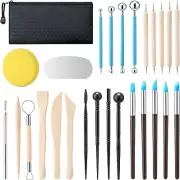 Clay Tools Kit, 27 PCS Pottery Tools, Practical Polymer Clay Sculpting Tools Kit