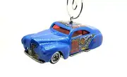 1941 Ford Coupe Zombie Attack Christmas Ornament 1:64 Blue