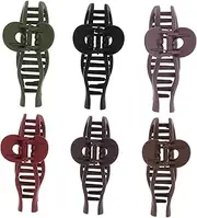 VICASKY 6pcs Bow Hairpin Hair Clip Bow Hair Claw Clip Women Hair Claw Hair Accessories for Women Thin Hair Bowknot Shaped Hair Claw Hair Claw Clips Hair Accessory Large Hair Claw