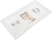 Hand and Foot Print Photo Frame Picture Frames Photo Frames Handprint Photo Frame Newborn Footprint Photo Frame Handprint Ornament Kit Footprint Ornament Kit Cardboard