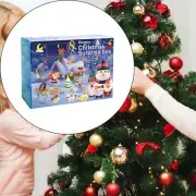 Advent Calendar 2024 with 24 Figures Toy for Kids Adults Girls Boys Holiday