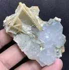 640 Carats Aquamarine With Calcite Specimen.