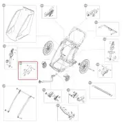 Thule Suspension Assembly Right Axle Right for Thule Chariot Sports C
