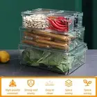 7Pcs Fridge Organizer Box with Lid Clear Fruit Storage Containers CayQs
