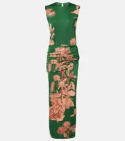 [Johanna Ortiz] Johanna Ortiz Finding The Way floral maxi dress AU 8 green