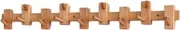 Wooden Coat Rack Wall Mounted, Solid Oak Coat Hooks for Jackets, Scarves, Handbags,Floating Coat Rack for Entryway, Living Room, Bedroom, Bathroom, Office(13 Hooks 90cm)