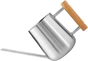 BESPORTBLE Wooden Handle Stainless Steel Watering Holder Garden Small Watering Can Watering Pot