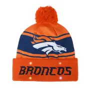 FOCO Adult's NFL Denver Broncos Light Up Beanie