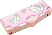 Cute Cartoon Pencil Case for Girls,Pop Up Multifunctional Pencil Box with Sharpener,Schedule,School Supplies,Durable Kids Pencil Pouch with Compartments