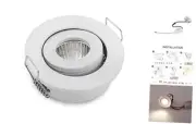 Pack of 10 3W COB Mini LED Downlights Kit Eyeball Under Cabinet Recessed