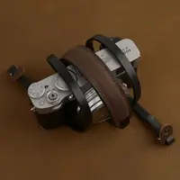 在飛比找蝦皮購物優惠-【星利】牛皮適用于索尼富士徠卡微單數位相機真皮相機肩帶背帶掛