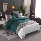 Bohemian Quilt Duvet Doona Cover Set Single Double Queen Super King Size Bed New