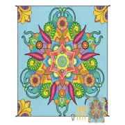 Style STD-001-37 Colorful Quick Dry Beach Mat Sand Proof Waterproof Outdoor Picn