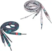 [DEARMAMY] Shoe Tie Shoelaces Shoe Laces for Sneakers Shoes Ties Elastic Shoe Laces Boot Laces Novelty Shoe Laces Teal Shoe Laces Custom Laces Sports Shoes Laces Sneakers Shoelace