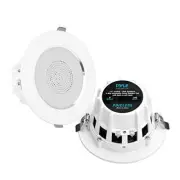 Pyle Surround Wall / Ceiling Home Speaker, Set of 2, White -PDICLE35