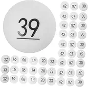 GLSTOY 50pcs Colorful Entertainment Game Sturdy Raffle Drawing for Home Parties Events