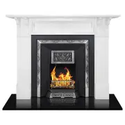 Classic Edwardian Mantel, White