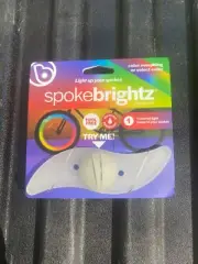 Spoke Brightz Color Morph LED Bike Spoke Light, Snaps on Tool Free, Width: 6in,