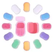 20Sheets/Box Mini Portable Disposable Boxed Scented Soap Paper Travel Bath☤
