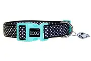 Doog Neoprene Clip Dog Collar - Pongo - Black & White Spots [Size: Medium]