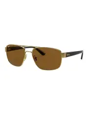 [Ray-Ban] RB3663 Gold Polarised Sunglasses