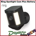 Ring Spotlight Cam Plus Battery Wireless HD Security Camera, Two-Way Talk Black