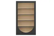 DD Akiro Arched Bookshelf with 5 Shelves