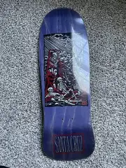Santa Cruz OBrien Purgatory Re-Issue Skateboard - Purple