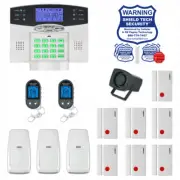 DIY Wireless Home Security System LCD Burglar House Alarm Smart Voice Prompt FR