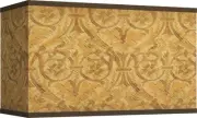 Print Lamp Shade Golden Versailles Large 8/17x8/17x10 Spider Harp and Finial