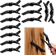 Alligator Hair Clips, 12pcs Sectioning Hair Clips, Hair Clips for Styling, Professional Hairdressing Salon Sectioning Alligator Hair Clips, Non-slip Grip Clips for Hair Coloring with Wide Teeth
