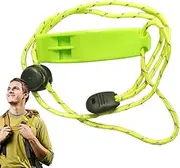 Outdoor Safety Whistle, High-Decibel Hiking Safety Whistle with Lanyard, Reusable Kayak Accessories, Dog Training Accessories for Outdoor