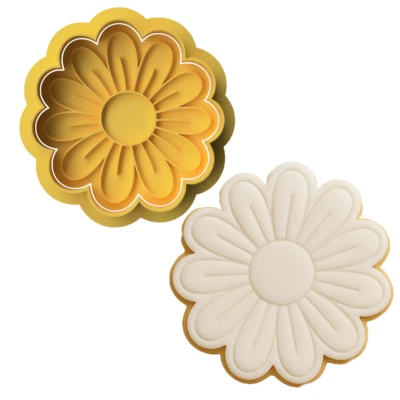 Daisy V2 Cookie Cutter & Embosser Stamp flowers