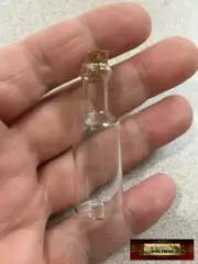 M00184-FS MOREZMORE Miniature Glass Bottle 1:6 Scale Mini Prop Empty with Cork
