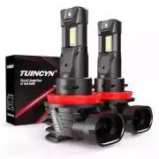 TUINCYN Ampoule LED H11 80W 16000LM, 400% Plus Lumineuse 1:1 Mini H11/H8/H9 Phar