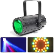 LED RGB Moonflower Pattern Music Active Auto Party DJ Disco Club Stage Light