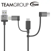 在飛比找momo購物網優惠-【Team 十銓】MFi認證 Lightning + USB