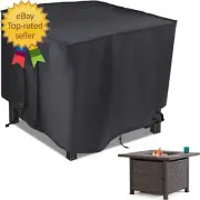 Fire Pit Cover, 38 Inch Square Fire Table Covers for Patio Gas Propane Firepit
