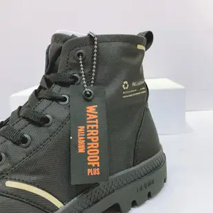 PALLADIUM PAMPA BOOTS 男女款 黑色 永續循環 橘標 防水 輕量 休閒靴 76656-001